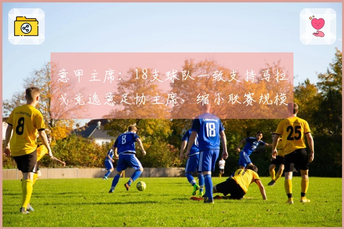 意甲主席：18支球队一致支持马拉戈竞选意足协主席，缩小联赛规模至关重要